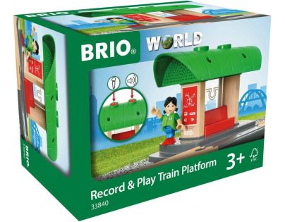 Brio World 33840 Nástupiště s vlastním hlášením