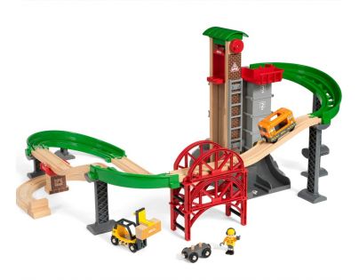 Brio World 33887 Sada Sklad sa zdvíhacím a nakladacím zariadením