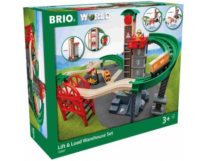 Brio World 33887 Sada Sklad sa zdvíhacím a nakladacím zariadením