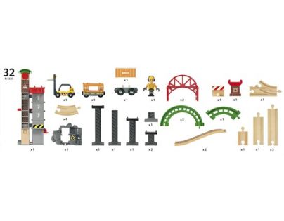 Brio World 33887 Sada Sklad sa zdvíhacím a nakladacím zariadením