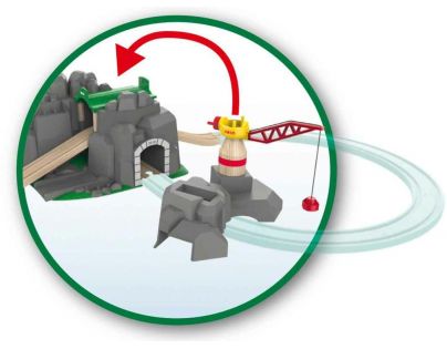 Brio World 33889 Žeriav a horský tunel