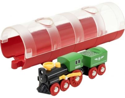 Brio World Tunel a parný vlak