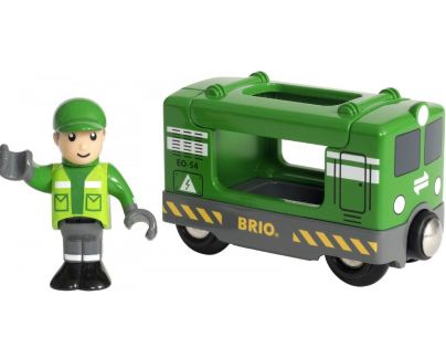Brio World Nákladná lokomotíva sa rušňovodičom