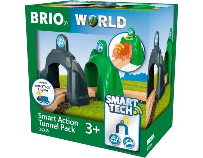 Brio World Smart Tech Akčné tunely zrýchlenie a spomalenie