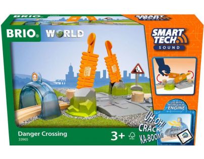 Brio World Smart Tech Sound Železničný prejazd