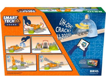 Brio World Smart Tech Sound Železničný prejazd