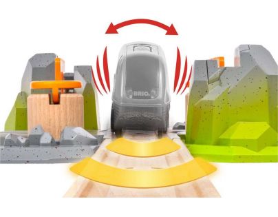 Brio World Smart Tech Sound Železničný prejazd