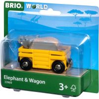 Brio World Slon a vagónek 4