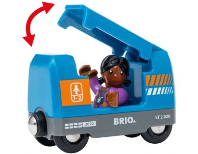 Brio World 33973 Smart Tech Sound Vlaková stanica s tunelom