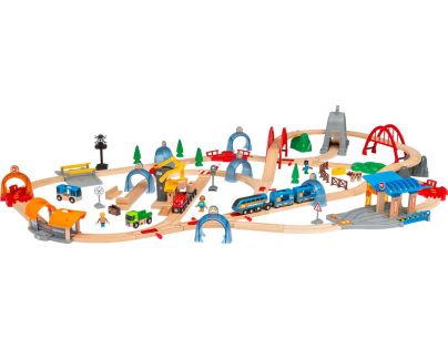 Brio World Smart Tech Sound Deluxe sada s akčnými tunelmi