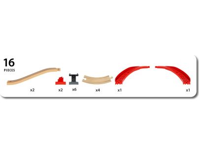 Brio World Set stúpajúcich koľají