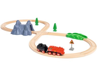 Brio World Vlaková sada s parnou lokomotívou na batérie