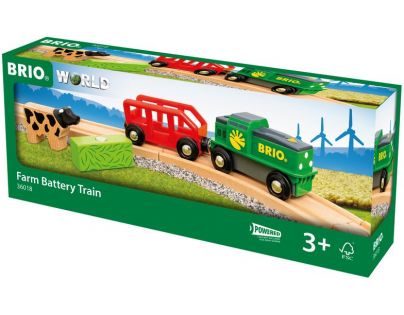 Brio World Farmársky vlak na batérie