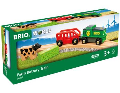 Brio World Farmársky vlak na batérie