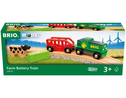 Brio World Farmársky vlak na batérie