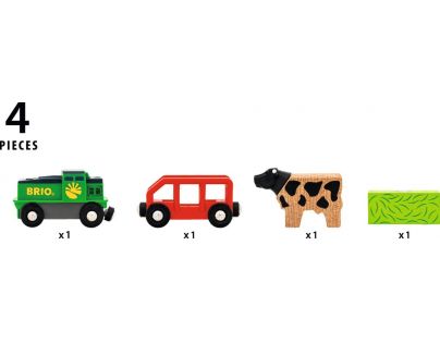 Brio World Farmársky vlak na batérie