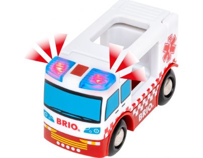 Brio World Vlaková sada záchranárskeho tímu