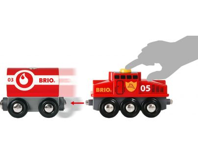 Brio World Vlaková sada záchranárskeho tímu
