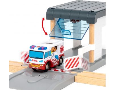 Brio World Vlaková sada záchranárskeho tímu