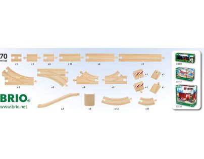Brio World Deluxe sada koľají