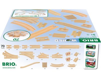 Brio World Deluxe sada koľají