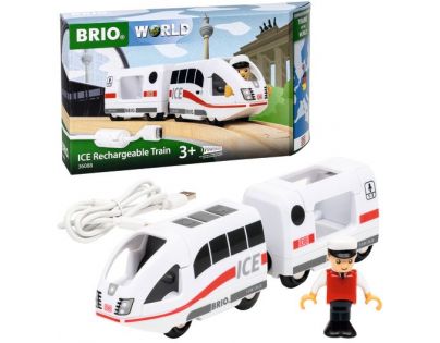 Brio World Edícia Svetové vlaky: ICE Dobíjací vlak na batérie