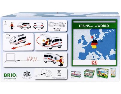 Brio World Edícia Svetové vlaky: ICE Dobíjací vlak na batérie