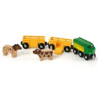 Brio Poľnohospodársky vlak pre prepravu zvierat s 2 vagónikmi