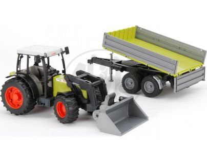 Bruder 01998 Traktor Claas Nectis 267 F s prívesom a nakladačom