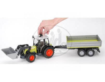Bruder 01998 Traktor Claas Nectis 267 F s prívesom a nakladačom