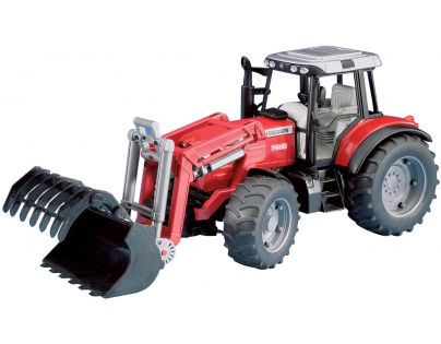 Bruder Traktor MASSEY FERGUSON s čelním nakladačem 2042