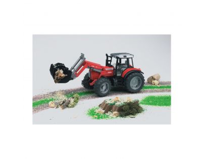 Bruder Traktor MASSEY FERGUSON s čelním nakladačem 2042