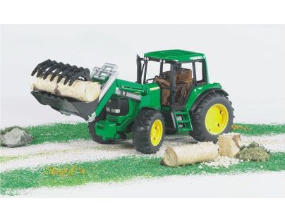 Bruder 02052 Traktor John Deere 6920 s radlicou