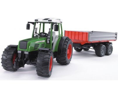 Bruder 2104 Traktor Fendt 209 S so sklápacím vozidlom