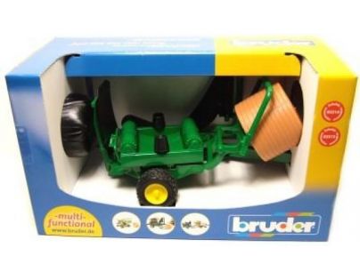 Bruder 02122 Obalovač zelený a 2 balíky