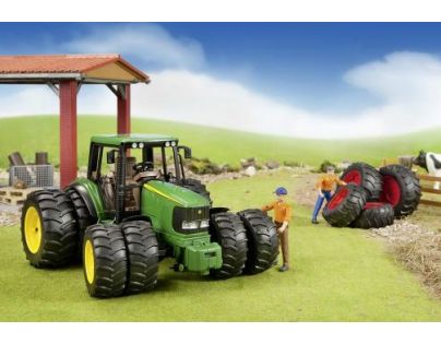 BRUDER 2012 Náhradní kola k traktoru John Deere 6920