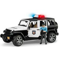Bruder 02526 Policajný Jeep Wrangler Rubicon s figúrkou