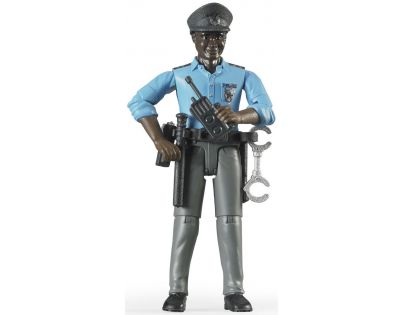 Bruder 02527 Policejní Jeep Wrangler s figurkou