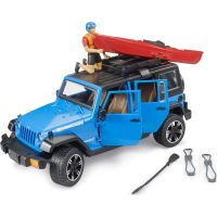 Bruder 02529 Jeep Wrangler RubiconUnlimited s kajakom a figúrkou - Poškodený obal 2