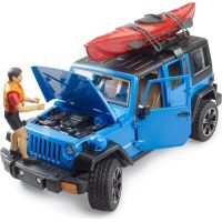 Bruder 02529 Jeep Wrangler RubiconUnlimited s kajakom a figúrkou - Poškodený obal 3