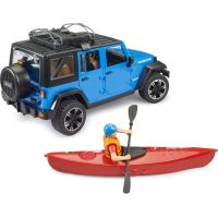 Bruder 02529 Jeep Wrangler RubiconUnlimited s kajakom a figúrkou - Poškodený obal 5
