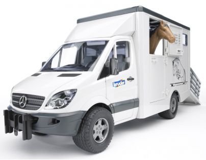 Bruder 02533 Mercedes Benz Sprinter prepravník s koňom