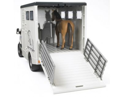 Bruder 02533 Mercedes Benz Sprinter prepravník s koňom