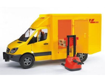Bruder 2534 MB Sprinter DHL s paletovým vozíkom
