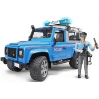 Bruder 02597 Policejný Land Rover Defender s policajtom
