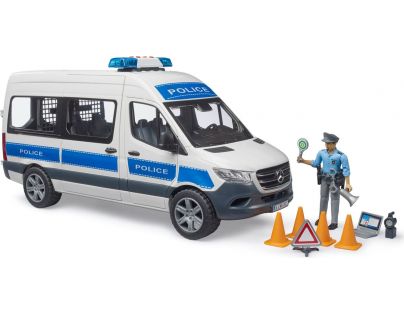 Bruder 02683 Mercedes-Benz Sprinter Policajný s húkačkou