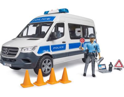 Bruder 02683 Mercedes-Benz Sprinter Policajný s húkačkou