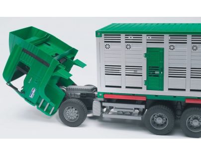 BRUDER 02749 - MAN kontejner na přepravu zvířat
