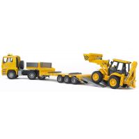 Bruder 02776 Nákladní auto MAN návěs + traktor JCB- Poškozený obal 2