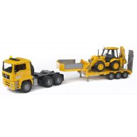 Bruder 02776 Nákladní auto MAN návěs + traktor JCB- Poškozený obal 3